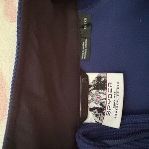 Spyder Brown and Blue Softshell Jacket